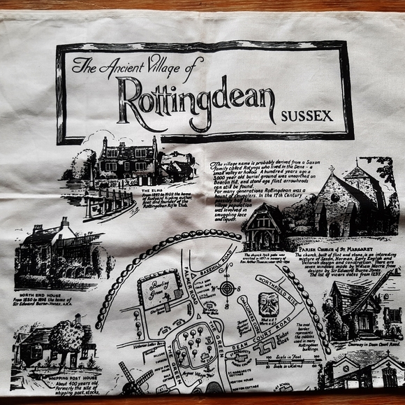 BOGO ~ Sussex England Souvenir Tea Towel - Picture 2 of 4